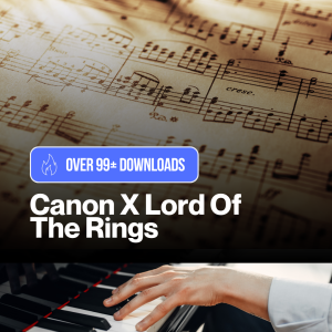 Canon X Lord Of The Rings (Sheet Music)