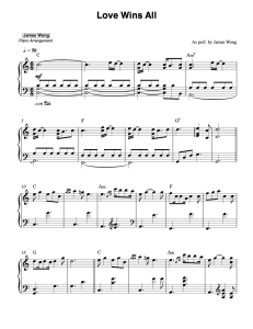 Love Wins All sheet music preview