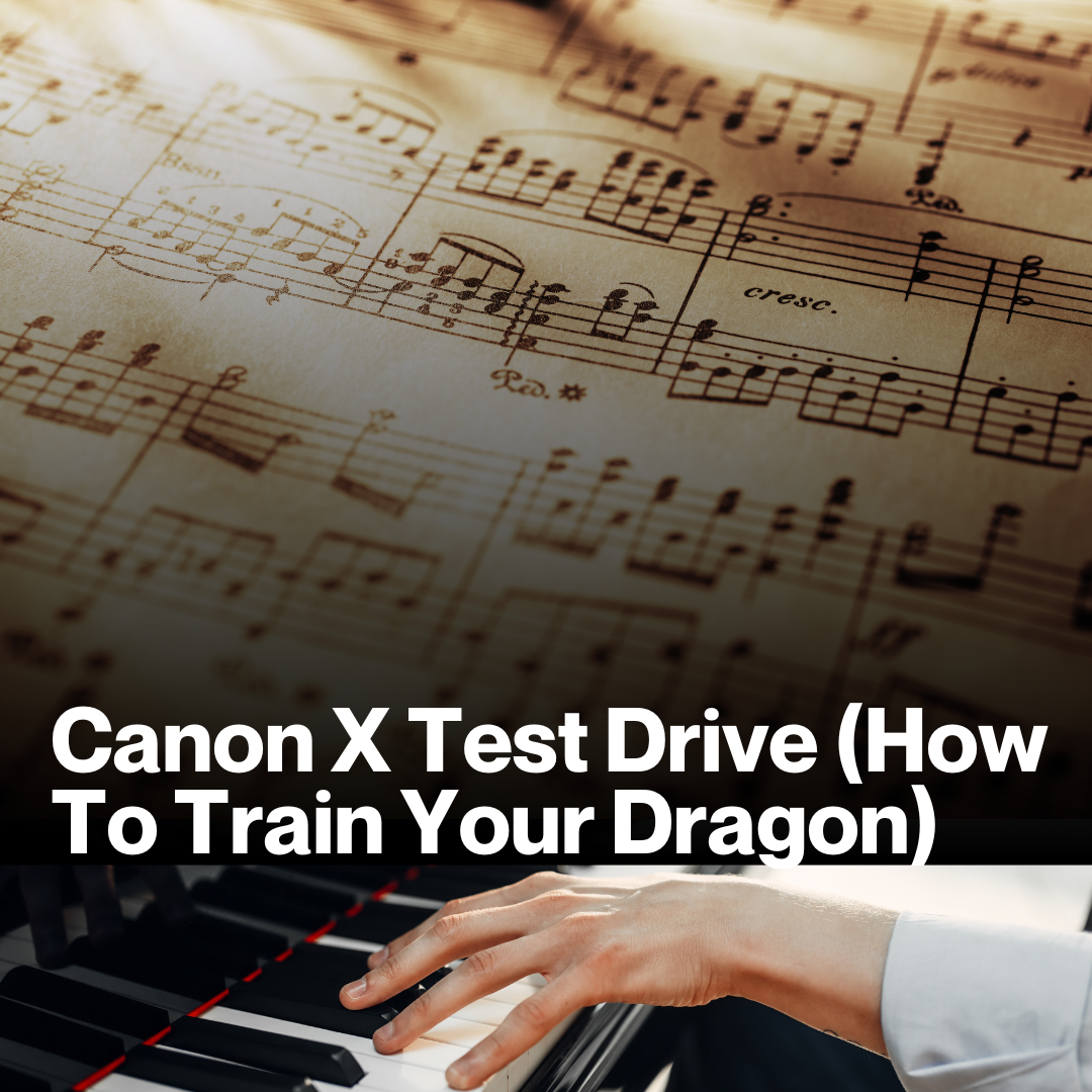 Canon X Test Drive (How to Train Your Dragon) (Sheet Music)