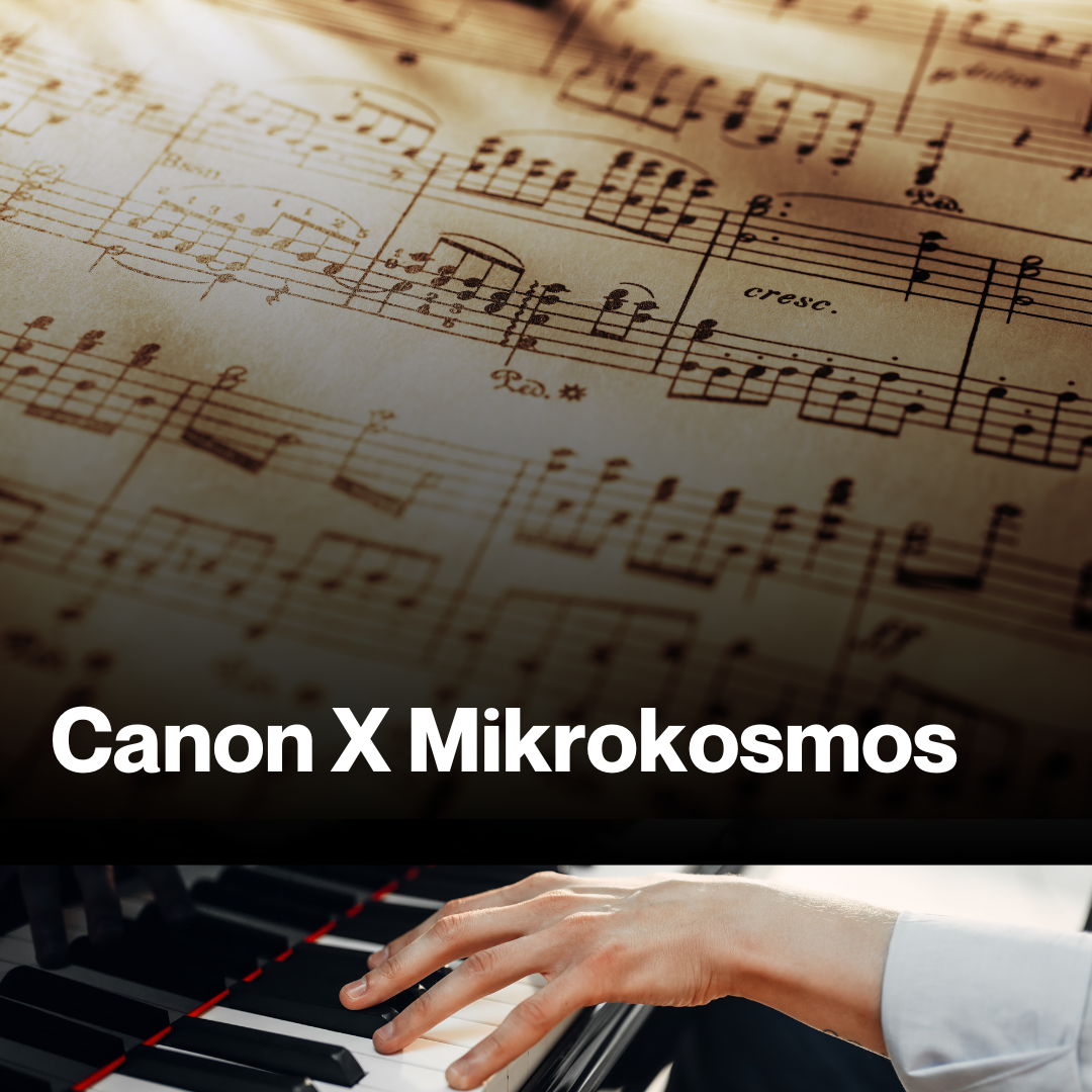 Canon X Mikrokosmos (Sheet Music)