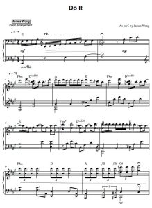 Do It sheet music preview