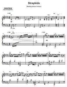 Straykids sheet music preview