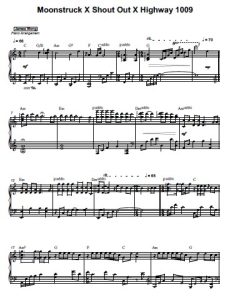 Moonstruck X Shout Out X Highway 1009 sheet music preview